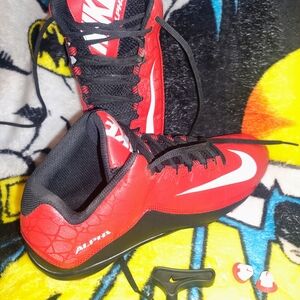 Nike Alpha Red and Black Athletic Shoes